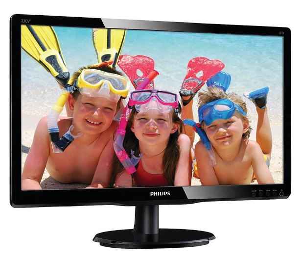 Philips 220V4LSB/00 czarny - 121395 - zdjęcie 2
